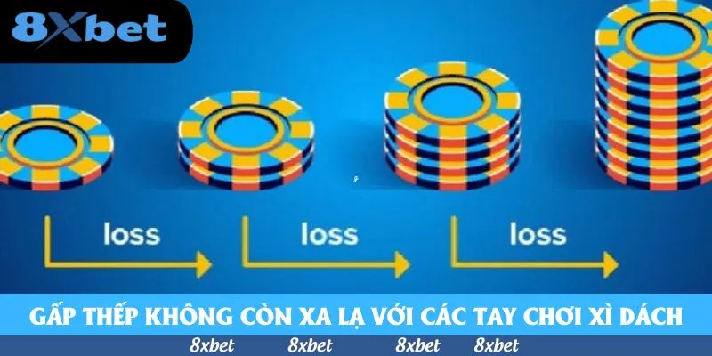Gấp thếp không còn xa lạ với các tay chơi Xì dách